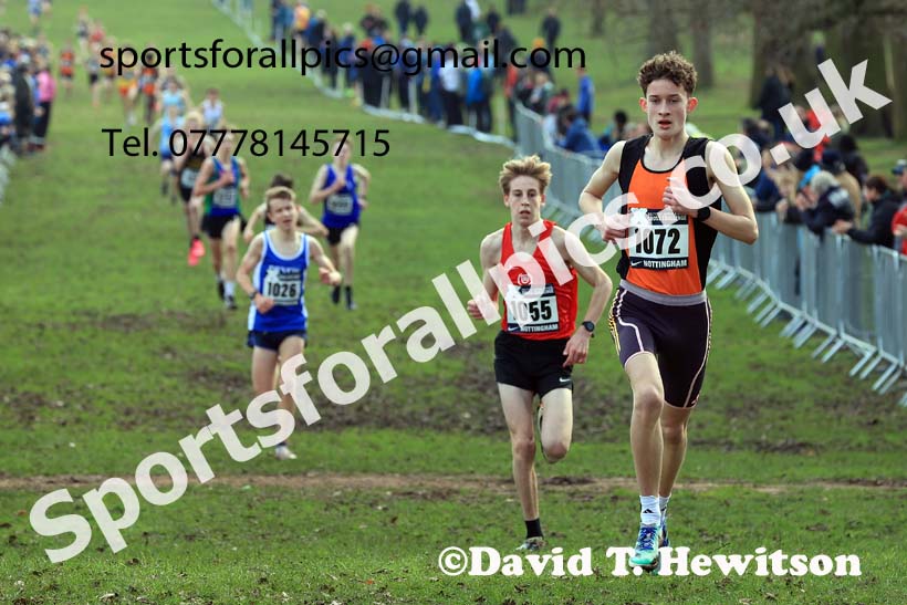 Boys Under-15s, 2024 CAU Inter Counties Cross Country Champs., Wollaton Park, Nottingham. Photo: David T. Hewitson/Sports for All Pics